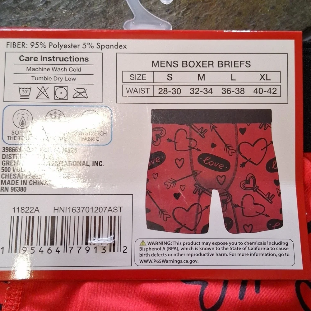 Heart/Love Men's Boxer Briefs